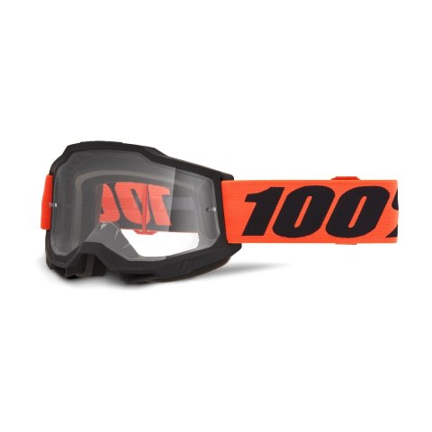 100 PROCENT GOGLE ACCURI 2 FERRANI - CLEAR LENS - KOLOR CZARNY/POMARAŃCZOWY SZYBKA PRZEŹROCZYSTA 100 PROCENT GOGLE ACCURI 2 FERRANI - CLEAR LENS - KOLOR CZARNY/POMARAŃCZOWY SZYBKA PRZEŹROCZYSTA