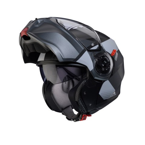 CABERG KASK SZCZĘKOWY FLIP-UP MODEL DUKE EVO INDY KOLOR SZARY/CZARNY MAT ROZMIAR L (PINLOCK W ZESTAWIE) CABERG KASK SZCZĘKOWY FLIP-UP MODEL DUKE EVO INDY KOLOR SZARY/CZARNY MAT ROZMIAR L (PINLOCK W ZESTAWIE)