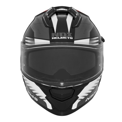 NOX KASK INTEGRALNY (FULL FACE) Z BLENDĄ N304S CARVER KOLOR CZARNY/BIAŁY/CZERWONY ROZMIAR M NOX KASK INTEGRALNY (FULL FACE) Z BLENDĄ N304S CARVER KOLOR CZARNY/BIAŁY/CZERWONY ROZMIAR M