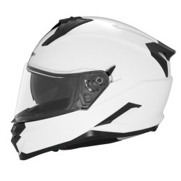 NOX KASK INTEGRALNY (FULL FACE) Z BLENDĄ N304S SOLID KOLOR BIAŁY POŁYSK ROZMIAR XS
