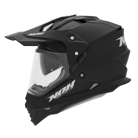 NOX KASK OFFROAD / TRAIL DUOSPORT (DUAL) N312 SOLID Z SZYBKĄ I BLENDĄ KOLOR CZARNY MAT ROZMIAR XXL NOX KASK OFFROAD / TRAIL DUOSPORT (DUAL) N312 SOLID Z SZYBKĄ I BLENDĄ KOLOR CZARNY MAT ROZMIAR XXL