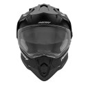 NOX KASK OFFROAD / TRAIL DUOSPORT (DUAL) N312 SOLID Z SZYBKĄ I BLENDĄ KOLOR CZARNY MAT ROZMIAR XXL