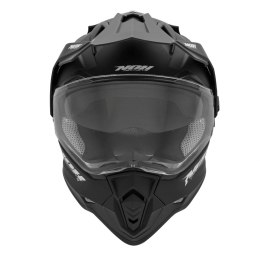 NOX KASK OFFROAD / TRAIL DUOSPORT (DUAL) N312 SOLID Z SZYBKĄ I BLENDĄ KOLOR CZARNY MAT ROZMIAR XXL