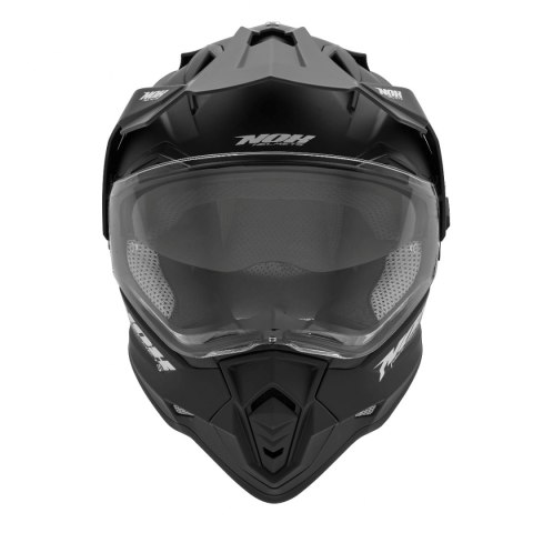 NOX KASK OFFROAD / TRAIL DUOSPORT (DUAL) N312 SOLID Z SZYBKĄ I BLENDĄ KOLOR CZARNY MAT ROZMIAR XXL NOX KASK OFFROAD / TRAIL DUOSPORT (DUAL) N312 SOLID Z SZYBKĄ I BLENDĄ KOLOR CZARNY MAT ROZMIAR XXL