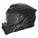 NOX KASK SZCZĘKOWY (FLIP-UP) Z BLENDĄ N967 SYNCHRO KOLOR CZARNY/ŻÓŁTY FLUO/SZARY MAT ROZMIAR S