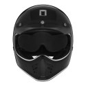 NOX PREMIUM KASK INTEGRALNY (FULL FACE) SEVENTY II SOLID KOLOR CZARNY POŁYSK ROZMIAR M