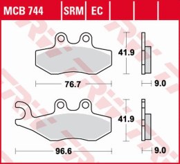 TRW ZF KLOCKI HAMULCOWE KH353 SINTER APRILIA SPORTCITY 2T 50 '08-'13, SPORTCITY 125 '05-'13, SR 125/300 '10-, DERBI BOULEVARD 50