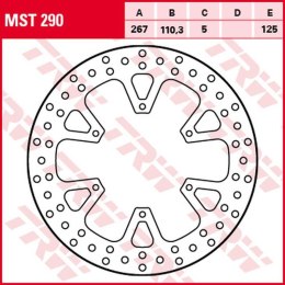 TRW ZF TARCZA HAMULCOWA TYŁ KTM 1050 ADV '15-'16, 1090 ADV/R '17-'19, 1190 ADV/R '13-'16, 1290 SUPER ADVENTURE/R/S/T '17-, (267X