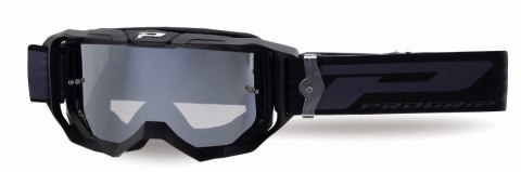 PROGRIP GOGLE PG3300-322 FL VISION KOLOR CZARNY MAT (SZYBA PG3352 SREBRNA LUSTRZANA ANTISCRATCH, NO FOG, ANTI UV)