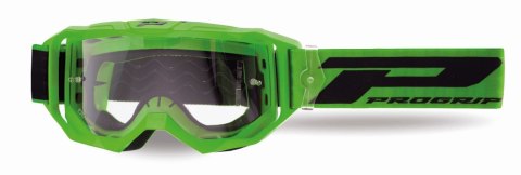 PROGRIP GOGLE PG3300-413 TR VISION KOLOR ZIELONY MAT (SZYBA PG3310 PRZEZROCZYSTA ANTISCRATCH, NO FOG, ANTI UV)