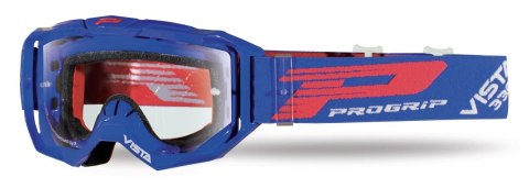 PROGRIP GOGLE PG3303-104 TR VISTA KOLOR NIEBIESKI (SZYBA PG3310 BEZBARWNA, ANTISCRATCH, NO FOG, ANTI UV + SZYBA PG3310 GRATIS) (
