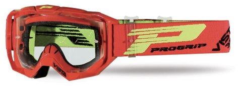 PROGRIP GOGLE PG3303-107 TR VISTA KOLOR CZERWONY (SZYBA PG3310 BEZBARWNA, ANTISCRATCH, NO FOG, ANTI UV + SZYBA PG3310 GRATIS) (P
