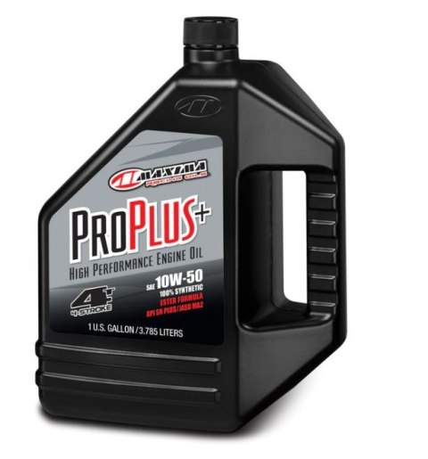 MAXIMA RACING OILS OLEJ SILNIKOWY PRO PLUS+ 10W50 SYNTHETIC 3.785 LITRY (4) (AKC)