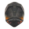 NOX KASK OFF ROAD / CROSS N634 GRADIENT KOLOR CZARNY MAT/POMARAŃCZOWY NEON ROZMIAR XL