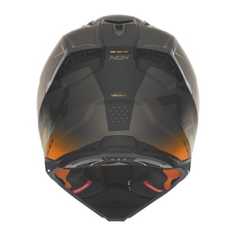 NOX KASK OFF ROAD / CROSS N634 GRADIENT KOLOR CZARNY MAT/POMARAŃCZOWY NEON ROZMIAR XL NOX KASK OFF ROAD / CROSS N634 GRADIENT KOLOR CZARNY MAT/POMARAŃCZOWY NEON ROZMIAR XL