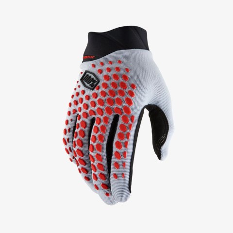 100 PROCENT RĘKAWICE CROSS/ENDURO/MTB GEOMATIC GLOVES GREY/RACER RED KOLOR SZARY/CZERWONY ROZMIAR M 100 PROCENT RĘKAWICE CROSS/ENDURO/MTB GEOMATIC GLOVES GREY/RACER RED KOLOR SZARY/CZERWONY ROZMIAR M