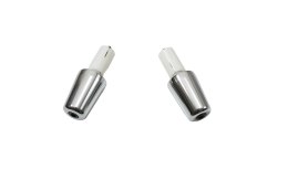 BUZZETTI KOŃCÓWKI/CIĘŻARKI KIEROWNICY ŚREDNICA 17,5MM KOLOR CHROM