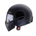 CABERG KASK OTWARTY JET MODEL GHOST X SOLID KOLOR CZARNY MAT ROZMIAR L