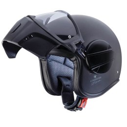 CABERG KASK OTWARTY JET MODEL GHOST X SOLID KOLOR CZARNY MAT ROZMIAR L