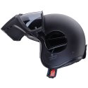 CABERG KASK OTWARTY JET MODEL GHOST X SOLID KOLOR CZARNY MAT ROZMIAR L