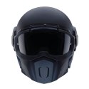 CABERG KASK OTWARTY JET MODEL GHOST X SOLID KOLOR CZARNY MAT ROZMIAR L