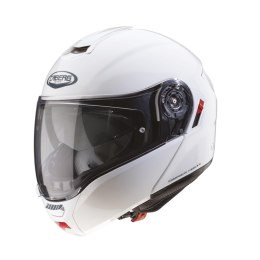 CABERG KASK SZCZĘKOWY FLIP-UP MODEL LEVO X SOLID KOLOR BIAŁY POŁYSK ROZMIAR XS (PINLOCK W ZESTAWIE)