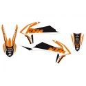 BLACKBIRD WYPRZEDAŻ KOMPLET NAKLEJEK (OKLEIN) KTM SX/SX-F '19-'22, EXC/EXC-F '20-'23 DREAM 4 KOLOR POMARAŃCZOWY CZARNY