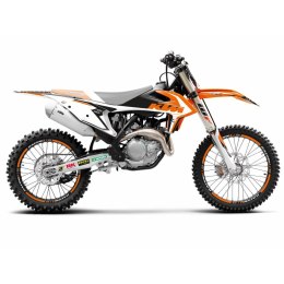 BLACKBIRD WYPRZEDAŻ KOMPLET NAKLEJEK (OKLEIN) KTM SX/SX-F '19-'22, EXC/EXC-F '20-'23 DREAM 4 KOLOR POMARAŃCZOWY CZARNY