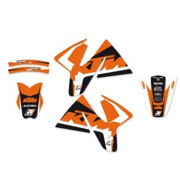 BLACKBIRD WYPRZEDAŻ KOMPLET NAKLEJEK (OKLEIN) KTM SX/SX-F '98-'00, EXC/EXC-F '98-'00 DREAM 4 KOLOR POMARAŃCZOWY CZARNY