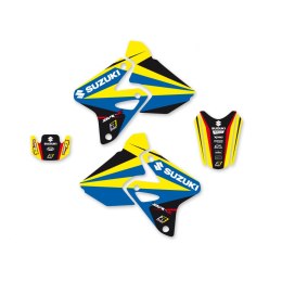 BLACKBIRD WYPRZEDAŻ KOMPLET NAKLEJEK (OKLEIN) SUZUKI DRZ 400 '00-'23 DREAM 4 KOLOR ŻÓŁTY NIEBIESKI