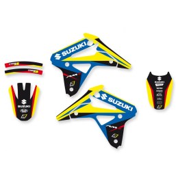 BLACKBIRD WYPRZEDAŻ KOMPLET NAKLEJEK (OKLEIN) SUZUKI RMZ 450 '05-'07 DREAM 4 KOLOR NIEBIESKI ŻÓŁTY CZARNY