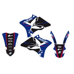 BLACKBIRD WYPRZEDAŻ KOMPLET NAKLEJEK (OKLEIN) YAMAHA YZ 125/250 '02-'14 DREAM 4 KOLOR NIEBIESKI CZARNY