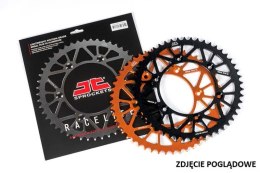 JT ZĘBATKA TYLNA 270 48 ALUMINIOWA RACELITE YAMAHA YZ/YZF/WRF '99-'24 (27048JT) (JTR251.48) (ŁAŃC. 520) KOLOR NIEBIESKI