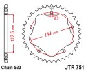 JT ZĘBATKA TYLNA 4320M 42 DUCATI 950 HYPERMOTARD '19-20, 800 MONSTER '05-07, 748 BIPOSTO '95-03, (POTRZEBNY ADAPTER JTA750B) (43
