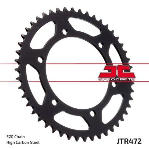 JT ZĘBATKA TYLNA 473 37 KAWASAKI Z 200 '77-83', Z 250 '81-83' (47337JT) (ŁAŃC.520) JT ZĘBATKA TYLNA 473 37 KAWASAKI Z 200 '77-83', Z 250 '81-83' (47337JT) (ŁAŃC.520)