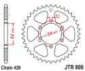 JT ZĘBATKA TYLNA 809 51 KREIDLER 125 SUPERMOTO '07-08, TS 125 '73-77 (JTR809.51) (ŁAŃC. 428)