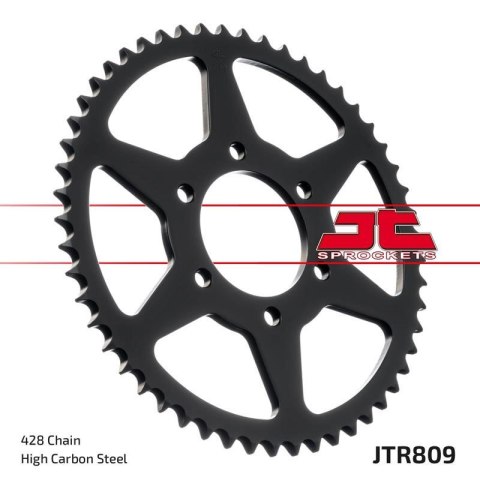 JT ZĘBATKA TYLNA 809 51 KREIDLER 125 SUPERMOTO '07-08, TS 125 '73-77 (JTR809.51) (ŁAŃC. 428) JT ZĘBATKA TYLNA 809 51 KREIDLER 125 SUPERMOTO '07-08, TS 125 '73-77 (JTR809.51) (ŁAŃC. 428)