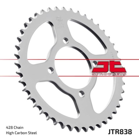 JT ZĘBATKA TYLNA 838 31 YAMAHA RS 125 '75, (83831JT) (ŁAŃC. 428) JT ZĘBATKA TYLNA 838 31 YAMAHA RS 125 '75, (83831JT) (ŁAŃC. 428)