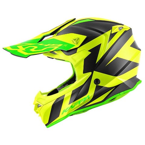 KAPPA KASK KV49 EVO GREAT CROSS KOLOR CZARNY MAT/ŻÓŁTY ROZM. 58 / M ( HOMOLOGACJA ECE 22R06 )