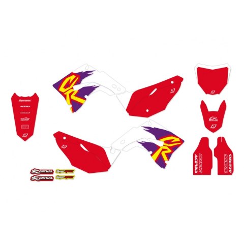 BLACKBIRD KOMPLET NAKLEJEK (OKLEIN) HONDA CR 125R '02-'07, CR 250R '02-'07 RETRO BLACKBIRD KOMPLET NAKLEJEK (OKLEIN) HONDA CR 125R '02-'07, CR 250R '02-'07 RETRO