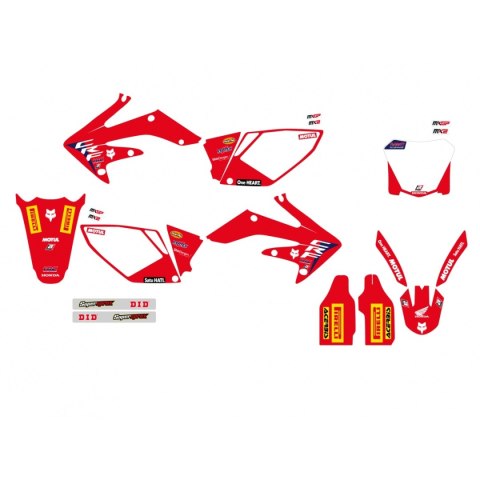 BLACKBIRD KOMPLET NAKLEJEK (OKLEIN) HONDA CRF 250R '04-'09, CRF 250X '04-'21 REPLICA TEAM HRC BLACKBIRD KOMPLET NAKLEJEK (OKLEIN) HONDA CRF 250R '04-'09, CRF 250X '04-'21 REPLICA TEAM HRC