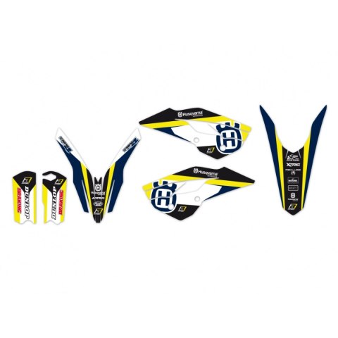 BLACKBIRD KOMPLET NAKLEJEK (OKLEIN) HUSQVARNA TC 85 '14-'17 DREAM 4 KOLOR NIEBIESKI ŻÓŁTY BLACKBIRD KOMPLET NAKLEJEK (OKLEIN) HUSQVARNA TC 85 '14-'17 DREAM 4 KOLOR NIEBIESKI ŻÓŁTY