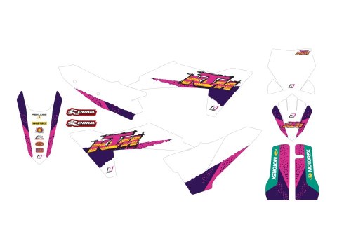 BLACKBIRD KOMPLET NAKLEJEK (OKLEIN) KTM SX/SX-F '23-'24, EXC/EXC-F '24-'25 RETRO BLACKBIRD KOMPLET NAKLEJEK (OKLEIN) KTM SX/SX-F '23-'24, EXC/EXC-F '24-'25 RETRO