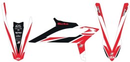 BLACKBIRD WYPRZDAŻ KOMPLET NAKLEJEK (OKLEIN) BETA RR 2T/4T '20-'23 DREAM 4 KOLOR CZERWONY BIAŁY CZARNY