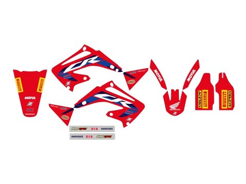 BLACKBIRD WYPRZEDAŻ KOMPLET NAKLEJEK (OKLEIN) HONDA CR 125R '00-'07, CR 250R '02-'07 REPLICA TEAM HRC 22 BLACKBIRD WYPRZEDAŻ KOMPLET NAKLEJEK (OKLEIN) HONDA CR 125R '00-'07, CR 250R '02-'07 REPLICA TEAM HRC 22