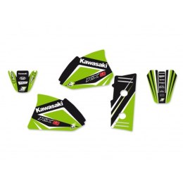 BLACKBIRD WYPRZEDAŻ KOMPLET NAKLEJEK (OKLEIN) KAWASAKI KX 60 '85-'19 DREAM 4 KOLOR ZIELONY CZARNY
