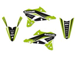 BLACKBIRD WYPRZEDAŻ KOMPLET NAKLEJEK (OKLEIN) KAWASAKI KX 85 '22-'23 DREAM 4 KOLOR ZIELONY CZARNY