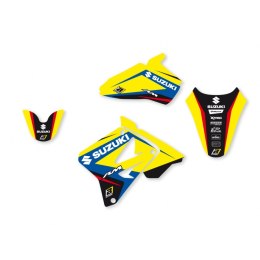 BLACKBIRD WYPRZEDAŻ KOMPLET NAKLEJEK (OKLEIN) SUZUKI RM 85 '02-'24 DREAM 4 KOLOR ŻÓŁTY NIEBIESKI