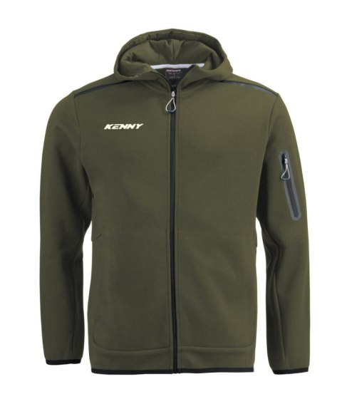 KENNY RACING BLUZA Z KAPTUREM MODEL CORE KAKI KOLOR ZIELONY ROZMIAR XL KENNY RACING BLUZA Z KAPTUREM MODEL CORE KAKI KOLOR ZIELONY ROZMIAR XL