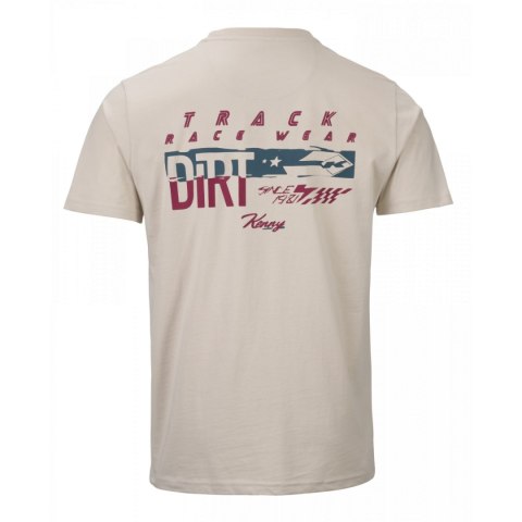 KENNY RACING KOSZULKA T-SHIRT MODEL DIRT ACRU KOLOR BEŻOWY ROZMIAR XL KENNY RACING KOSZULKA T-SHIRT MODEL DIRT ACRU KOLOR BEŻOWY ROZMIAR XL